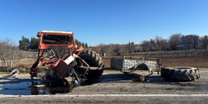 ULUBEY'DE TRAFİK KAZASI: 1 AĞIR YARALI