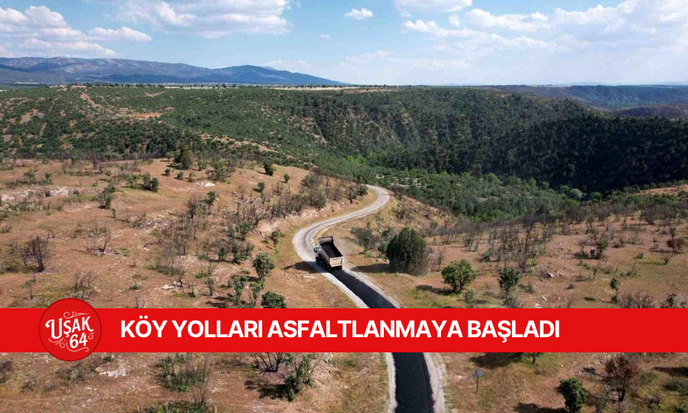 KÖY YOLLARI ASFALTLANMAYA BAŞLADI